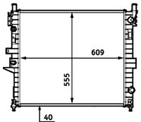 Thumbnail - Radiateur - CR554000S - MAHLE