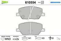 комплект спирачно феродо, дискови спирачки