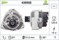 Generator / Alternator VALEO, Cod: 439555