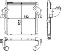 Thumbnail - Intercooler, inlaatluchtkoeler - CI101000P - MAHLE