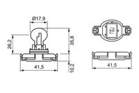 Glühlampe, Blinkleuchte Glühlampe, Blinkleuchte