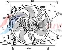 Ventilator, radiator AVA Clever Choice, Cod: FT7564