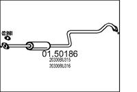Mittelschalldämpfer