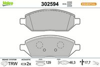 Bremsbelagsatz, Scheibenbremse