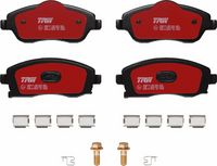комплект спирачно феродо, дискови спирачки