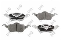 Set placute frana,frana disc ABAKUS, Cod: 231-01-027