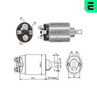 Solenoid, electromotor ERA, Cod: ZM894