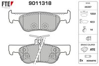Bremsbelagsatz, Scheibenbremse