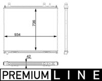 Thumbnail - Lage temperatuurkoeler, intercooler - CR104000P - MAHLE