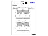 комплект спирачно феродо, дискови спирачки