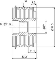 Ελεύθερη περιστροφή γεννήτριας  VALEO NEW SPARE PART