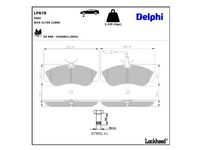 комплект спирачно феродо, дискови спирачки