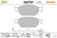 Bremsbelagsatz, Scheibenbremse