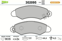 Bremsbelagsatz, Scheibenbremse