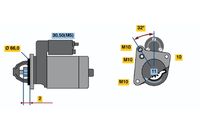 BOSCH Startmotor / Starter 5