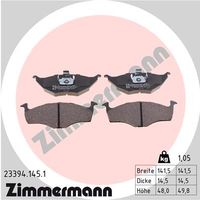 Bremsbelagsatz, Scheibenbremse