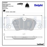 Bremsbelagsatz, Scheibenbremse