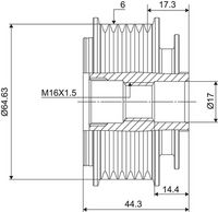 Ελεύθερη περιστροφή γεννήτριας VALEO NEW SPARE PART