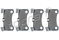 комплект спирачно феродо, дискови спирачки