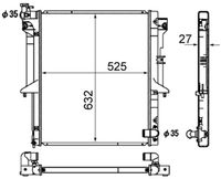 Thumbnail - Radiateur - CR1880000S - MAHLE
