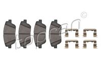 комплект спирачно феродо, дискови спирачки