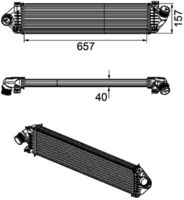 Thumbnail - Intercooler, inlaatluchtkoeler - CI190000P - MAHLE