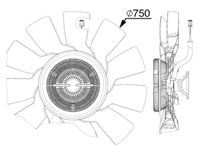 Thumbnail - Koelventilatorwiel - CFF517000P - MAHLE