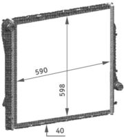 Thumbnail - Radiateur - CR565000S - MAHLE