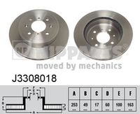 Disc frana NIPPARTS, Cod: J3308018