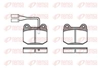 комплект спирачно феродо, дискови спирачки
