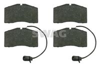 комплект спирачно феродо, дискови спирачки