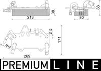 Thumbnail - Oliekoeler, automatische transmissie - CLC283000P - MAHLE