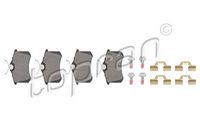 комплект спирачно феродо, дискови спирачки