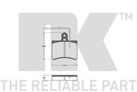 Bremsbelagsatz, Scheibenbremse