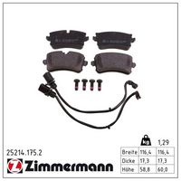 комплект спирачно феродо, дискови спирачки