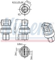NISSENS Drukschakelaar, airconditioning 6