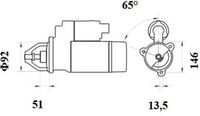 Thumbnail - Startmotor / starter - MS524 - MAHLE