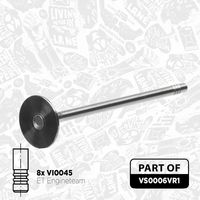 Thumbnail - Kleppenset, in-/uitlaatklep - VS0006VR1 - ET ENGINETEAM