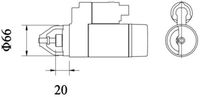Thumbnail - Startmotor / starter - MS436 - MAHLE