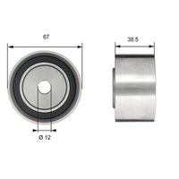 Umlenk-/Führungsrolle, Zahnriemen