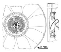 Thumbnail - Koelventilatorwiel - CFF520000P - MAHLE