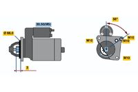 BOSCH Startmotor / Starter 5