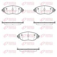 комплект спирачно феродо, дискови спирачки