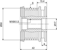 Ελεύθερη περιστροφή γεννήτριας VALEO NEW SPARE PART