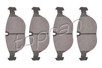 комплект спирачно феродо, дискови спирачки