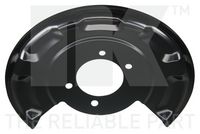 Spritzblech, Bremsscheibe