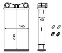 Thumbnail - Kachelradiateur, interieurverwarming - AH239000S - MAHLE