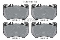 Bremsbelagsatz, Scheibenbremse