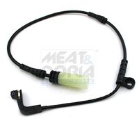 предупредителен контактен сензор, износване на накладките