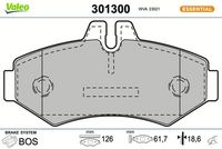 Bremsbelagsatz, Scheibenbremse